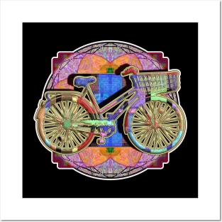 Art Deco Urban Bicycle Design Right Posters and Art